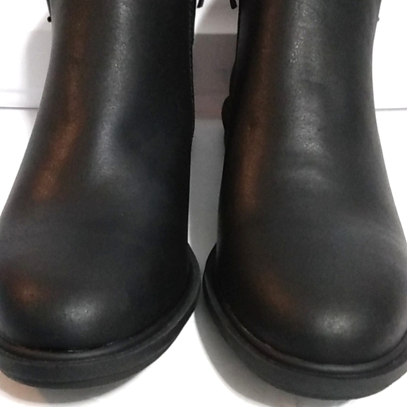 ROCKET DOG BLACK MOTO BOOTS COMBAT ANKLE BOOTIES SIZE 6 NWOT - Picture 2 of 9